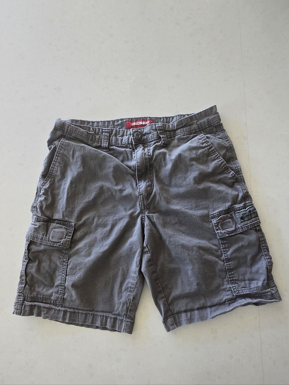 UNIONBAY Men's Gray Cargo Shorts - Charcoal Style